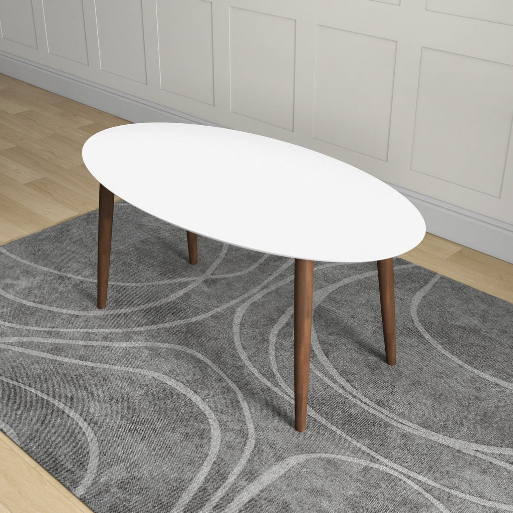Ada - Mid-Century Modern Style Oval Dining Table by Unique Piece Furniture