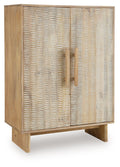 Dallinbury - Accent Cabinet - Natural / White Wash by Unique Piece Furniture