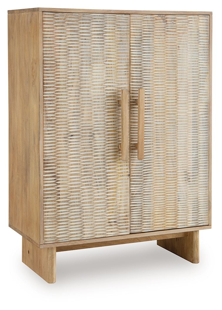 Dallinbury - Accent Cabinet - Natural / White Wash by Unique Piece Furniture