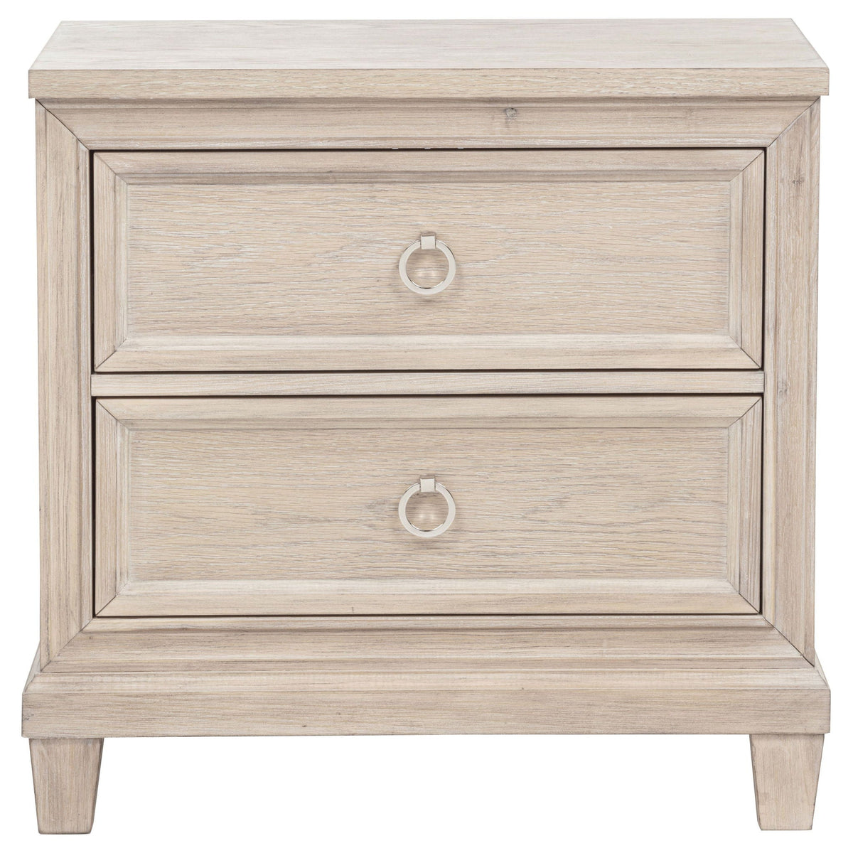 Pembroke 2-drawer Nightstand Bedside Table Washed Oak by Unique Piece Furniture