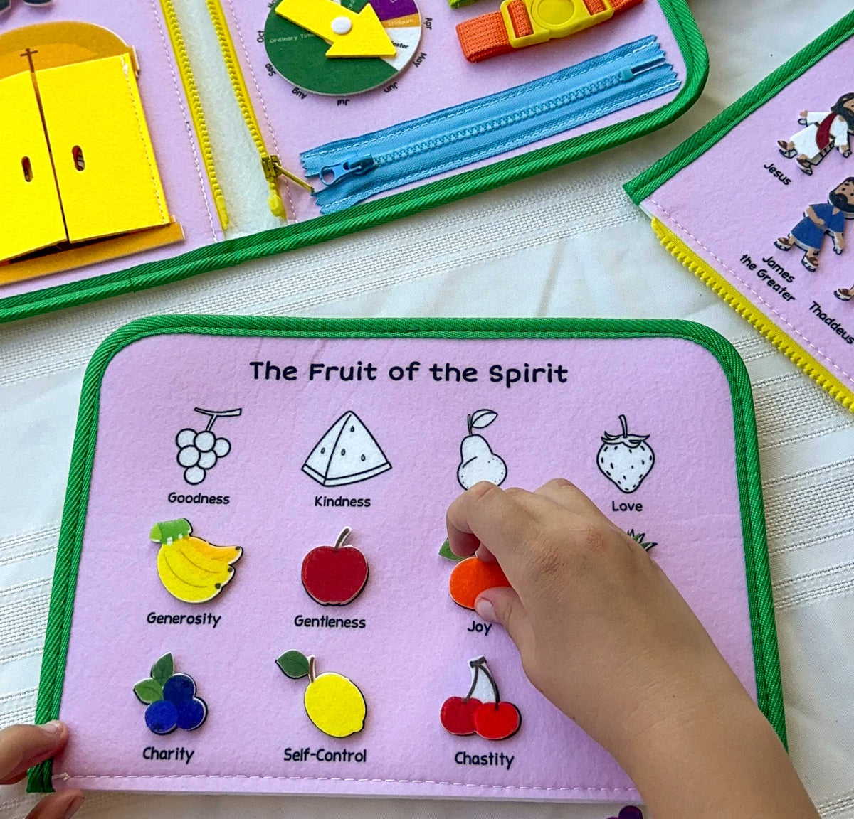 My Pray & Play Busy Book – Catholic Felt Busy Book - A Quiet Felt Book by Saintly Heart
