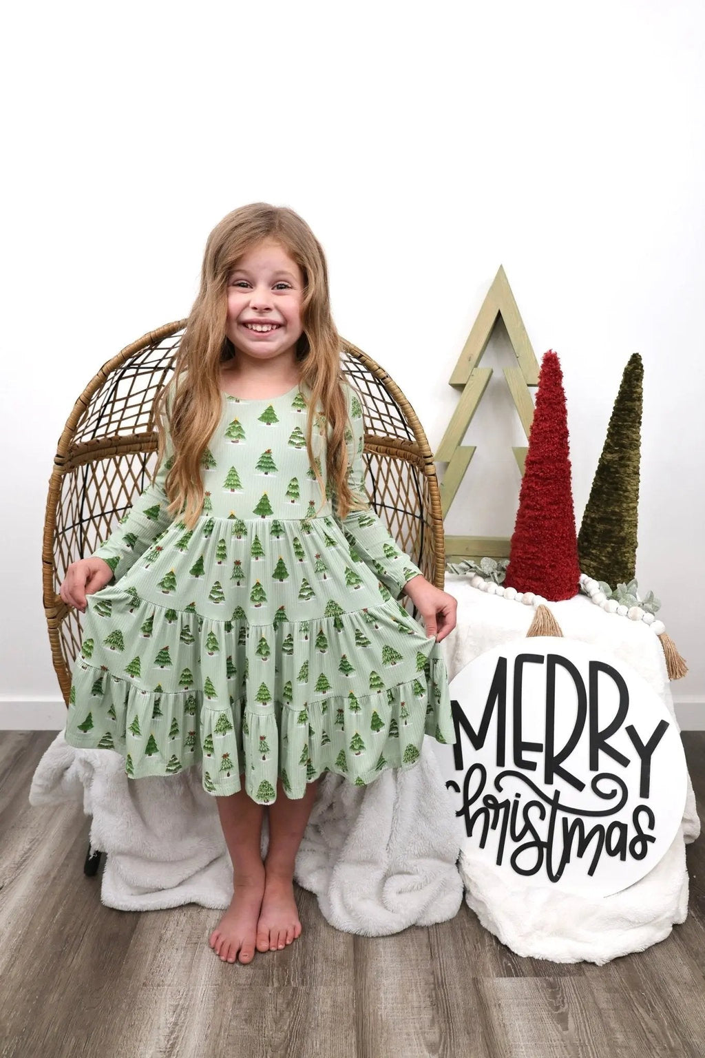 Long Sleeve Twirl Dress & Short Set by Minikin Mischief Clothing Co.