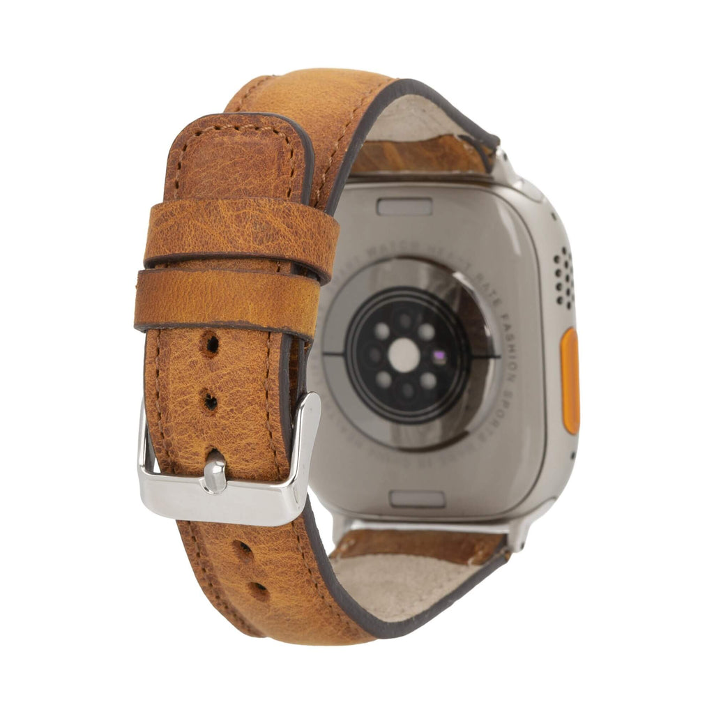 Jackson Leather Bands for Apple Watch 9, Ultra 2 & SE by Chocolate Crius