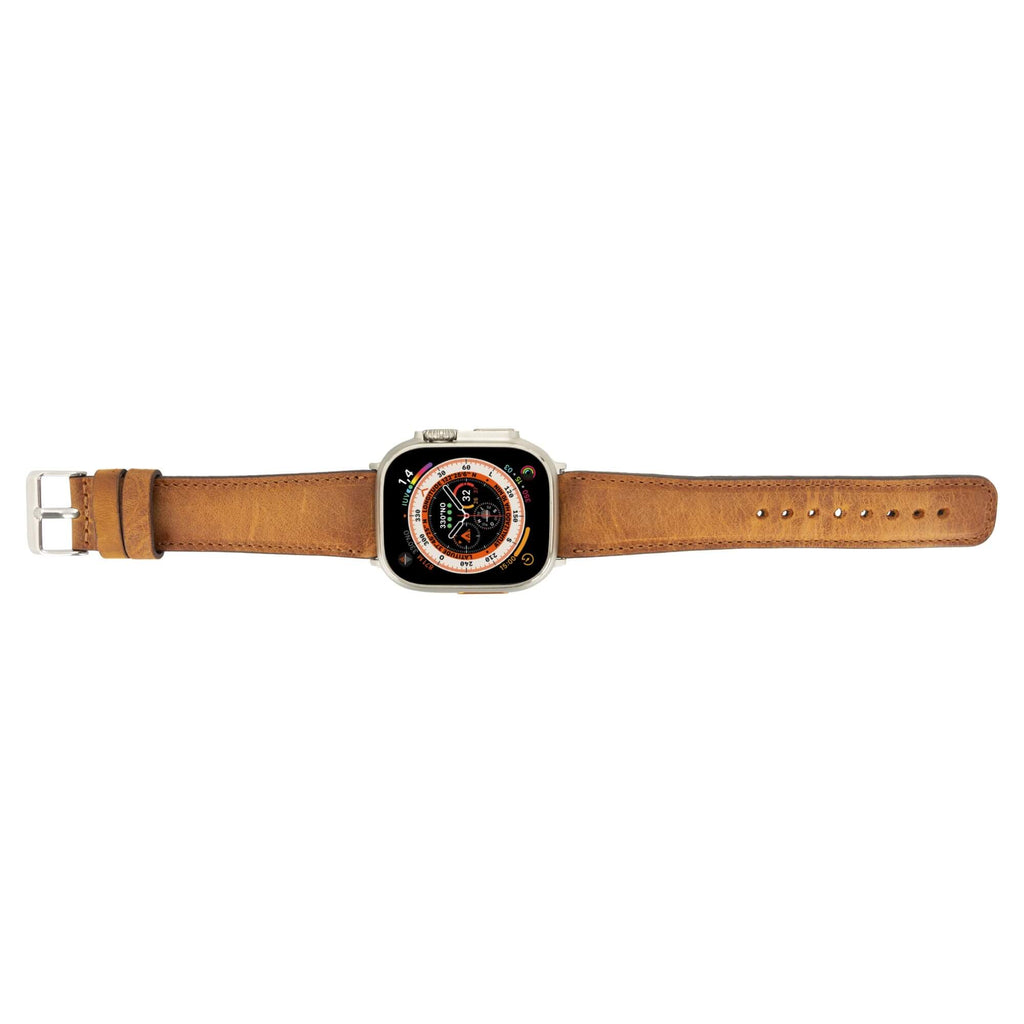 Jackson Leather Bands for Apple Watch 9, Ultra 2 & SE by Chocolate Crius