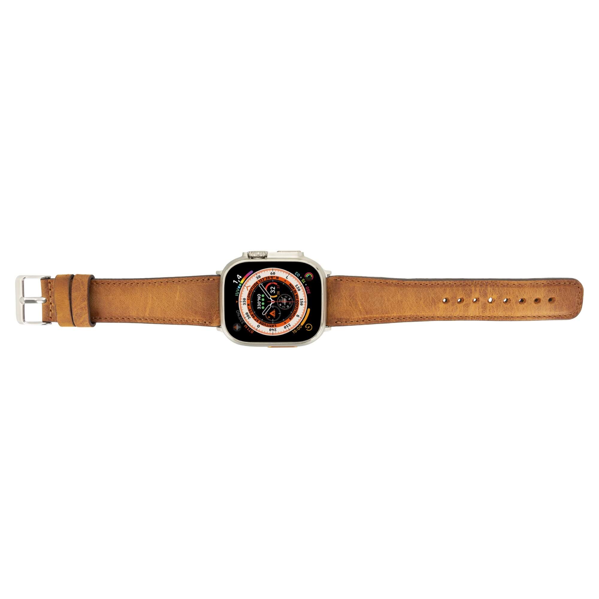 Jackson Leather Bands for Apple Watch 9, Ultra 2 & SE by Chocolate Crius