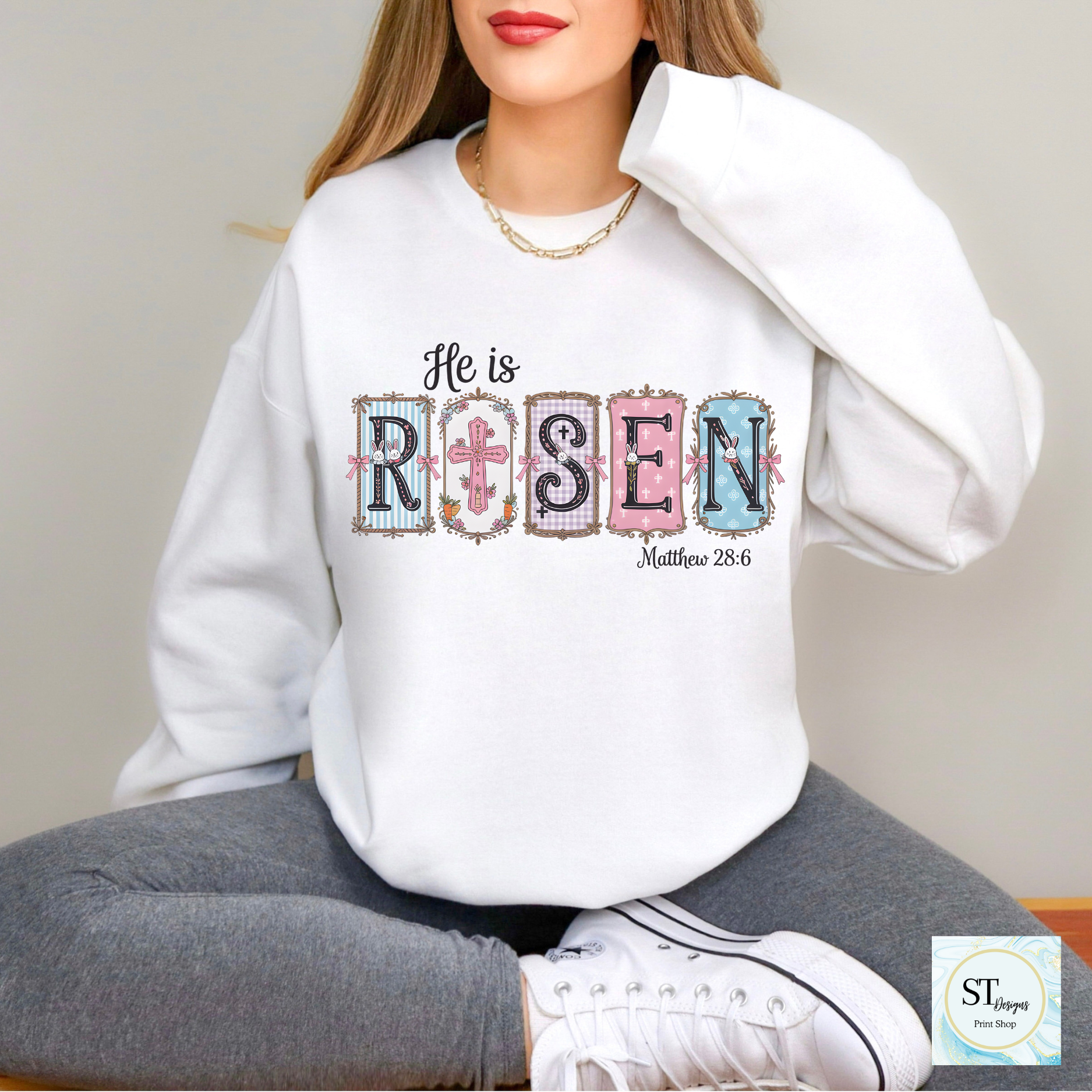 He is Risen by ST Designs Store