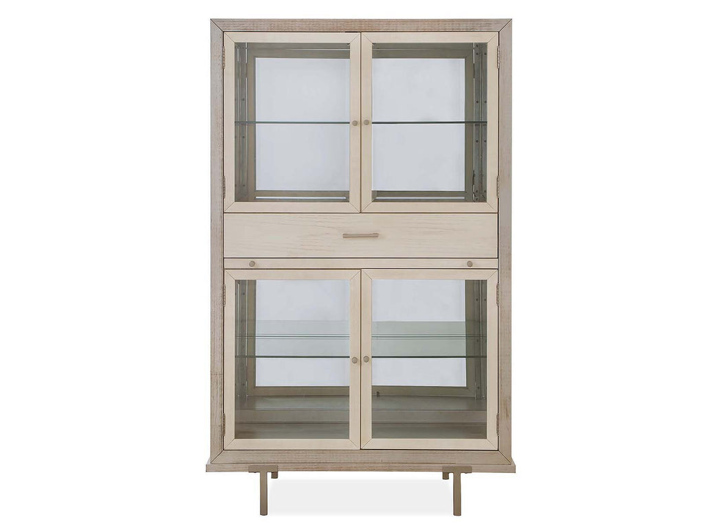 Lenox - Display Cabinet - Warm Silver by Unique Piece Furniture
