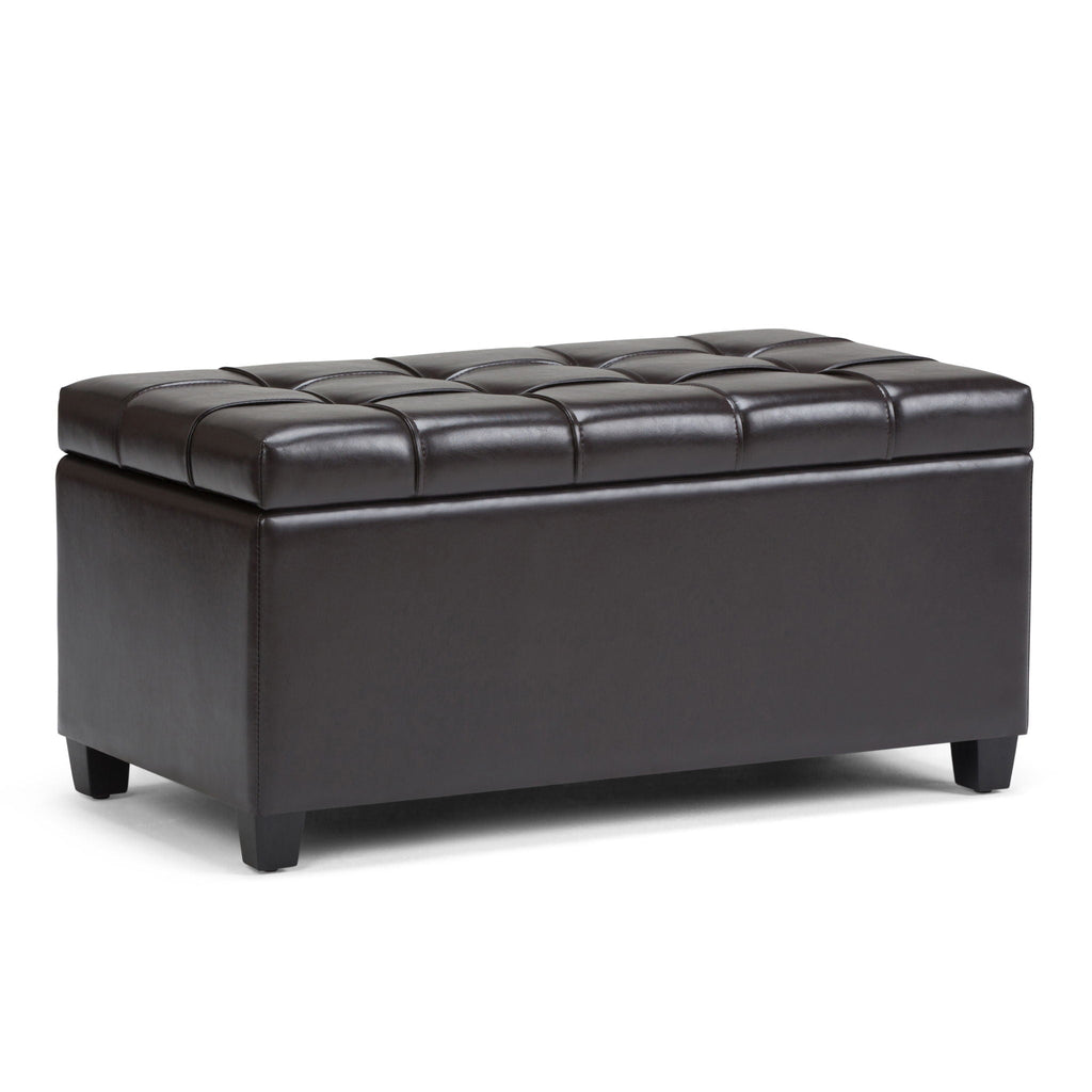 Sienna - Upholstered Storage Ottoman Bench by Unique Piece Furniture