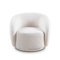 Swivel Accent Upholstered Barrel Chair by Unique Piece Furniture