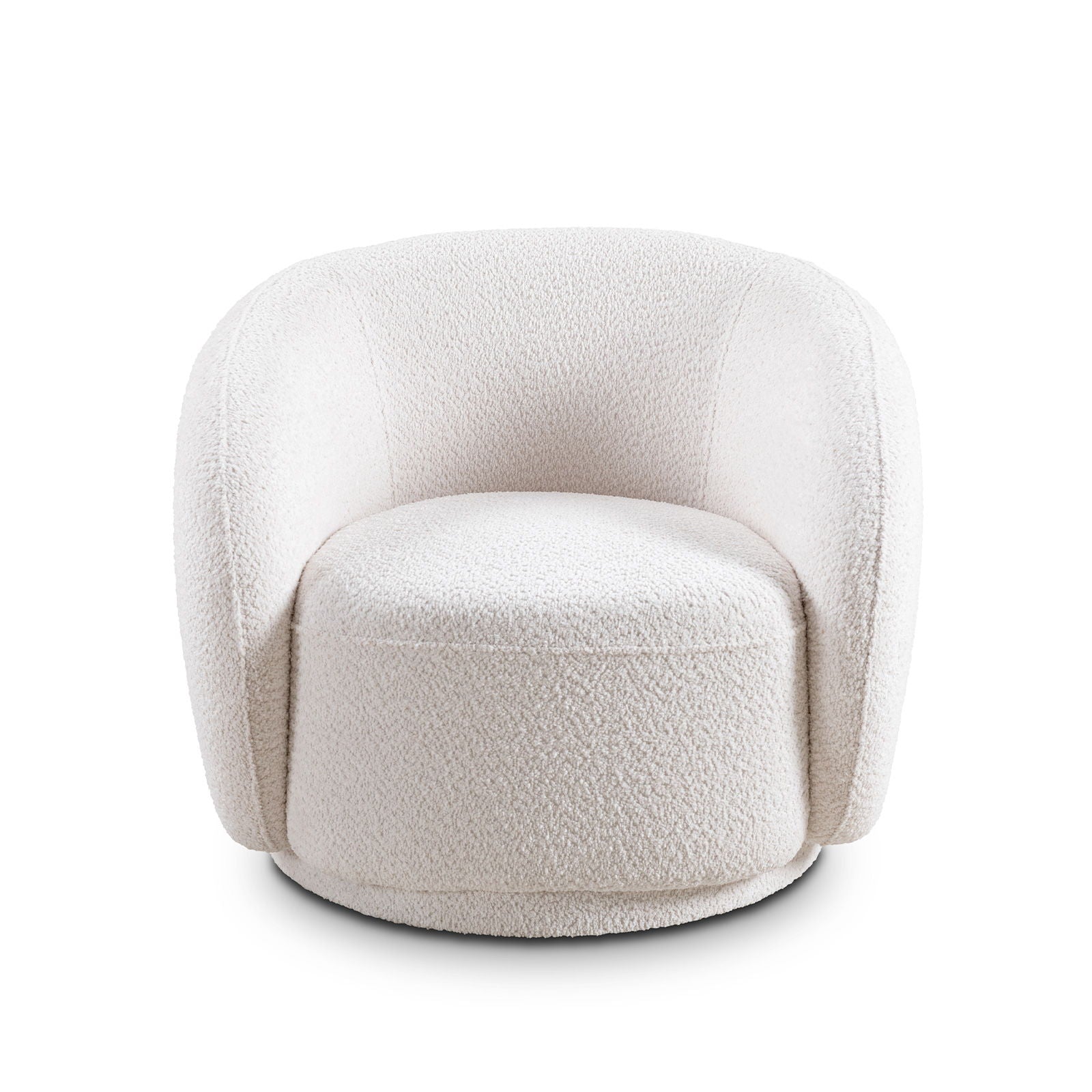 Swivel Accent Upholstered Barrel Chair by Unique Piece Furniture