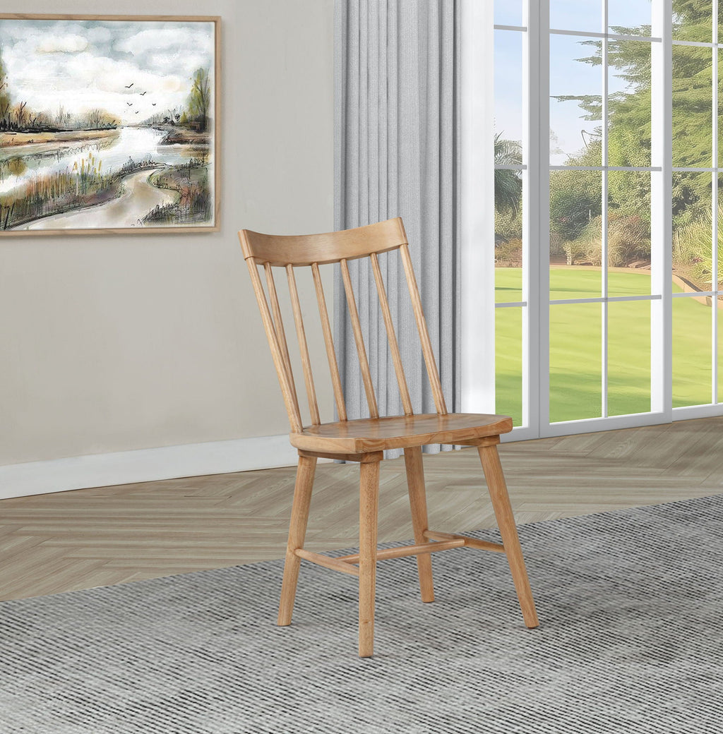 Middleton Solid Wood Dining Side Chair Brown (Set of 2) by Unique Piece Furniture