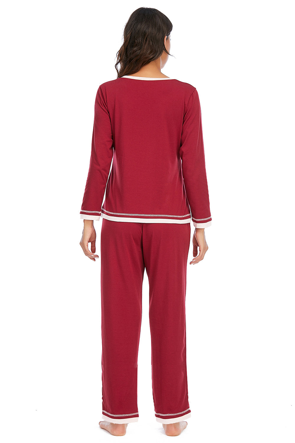 V-Neck Top and Pants Lounge Set by Wild and Free Boutique