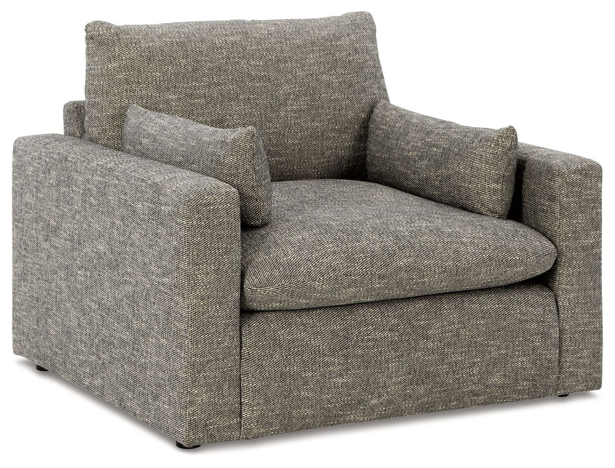 Dramatic - Chair and a Half - Granite by Unique Piece Furniture
