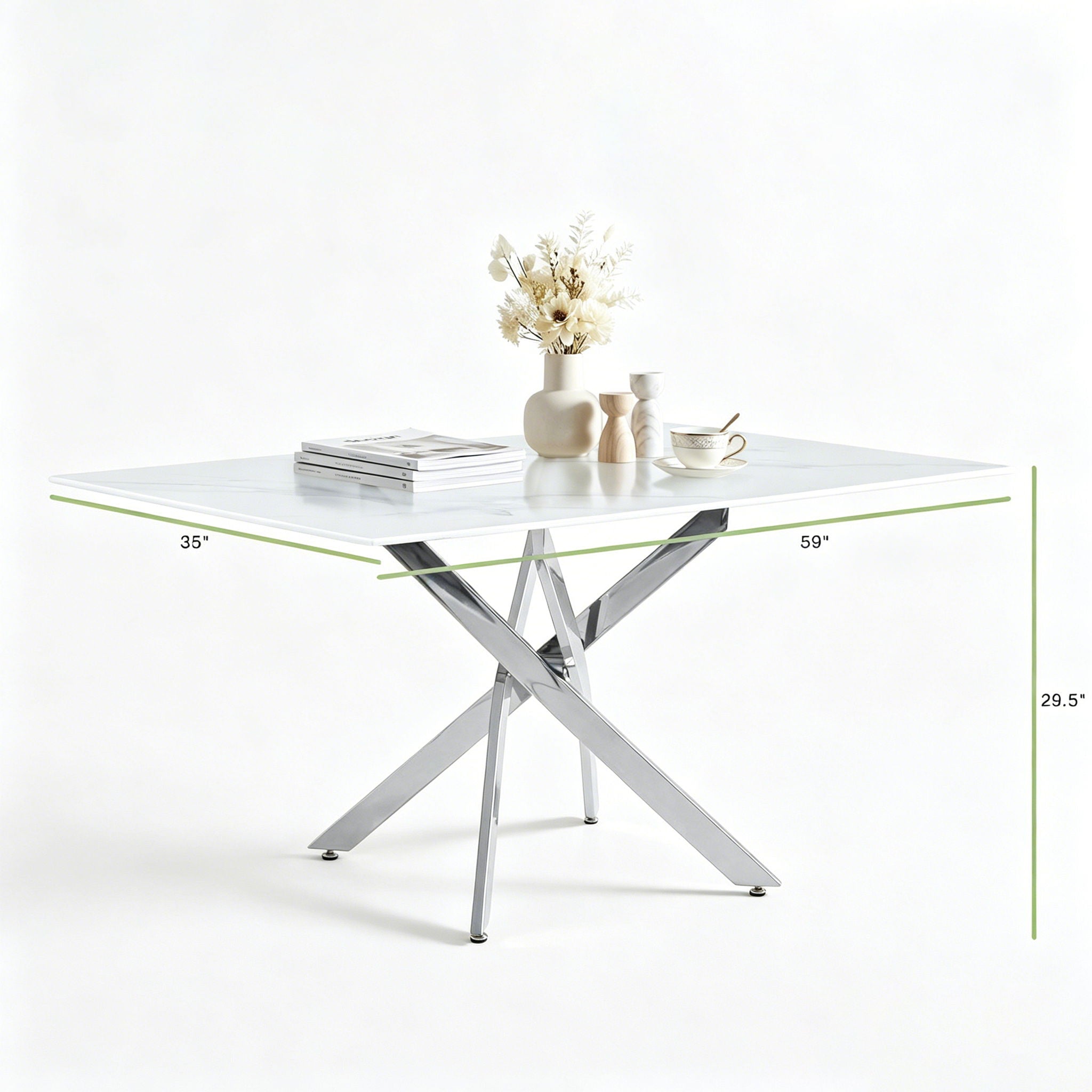 Modern Rectangular Table For Dining Room by Unique Piece Furniture
