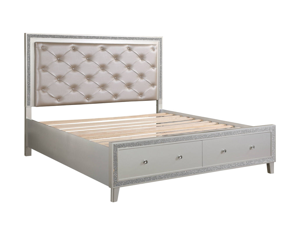 Sliverfluff - Bed With LED by Unique Piece Furniture