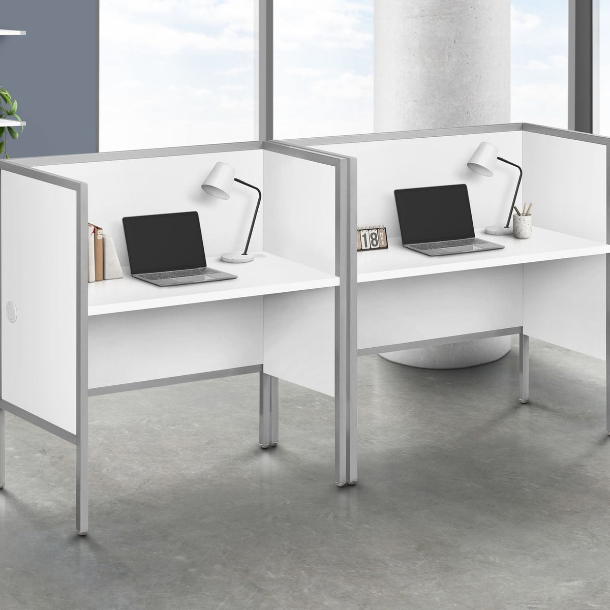 Office Cubicle, Desk, Commercial Grade, Contemporary & Modern by Unique Piece Furniture