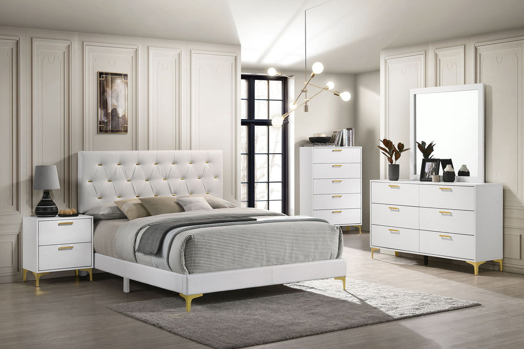 Kendall 5-piece Queen Bedroom Set White by Unique Piece Furniture