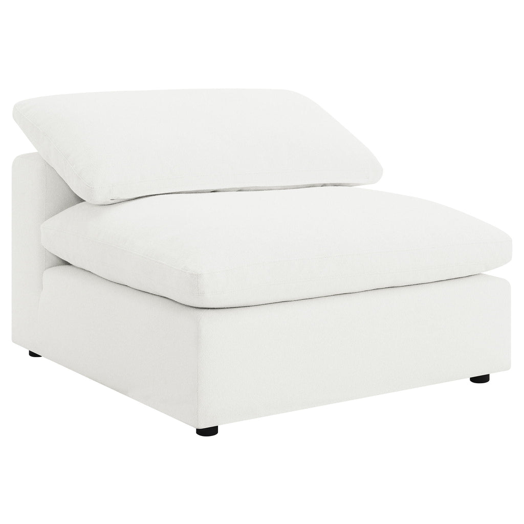Raleigh 6-piece Boucle Upholstered Modular Sectional Ivory by Unique Piece Furniture