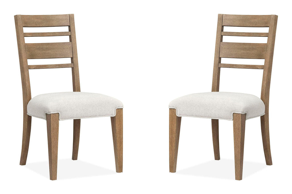 Plum Creek - Upholstered Side Chair With Wood Back (Set of 2) by Unique Piece Furniture