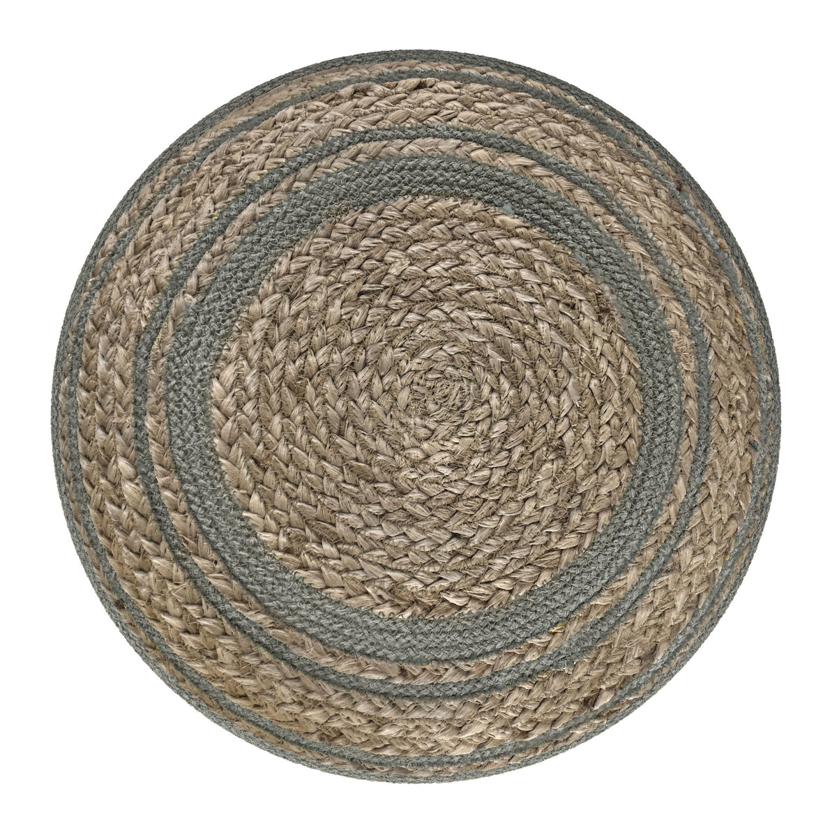 Serena - Handcrafted Round Braided Pouf by Unique Piece Furniture