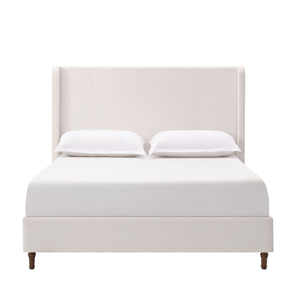 Harper - Tall Headboard Upholstered Bed / High Headboard / Elegant Simplicity / No Box Spring Needed by Unique Piece Furniture