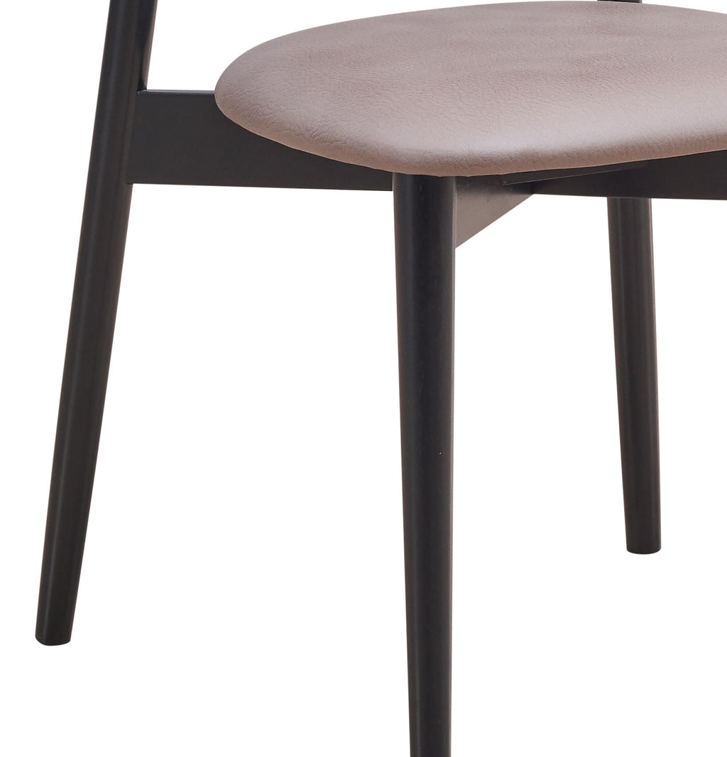 Lanae - Polished Microfiber Side Chair (Set of 2) - Gray by Unique Piece Furniture