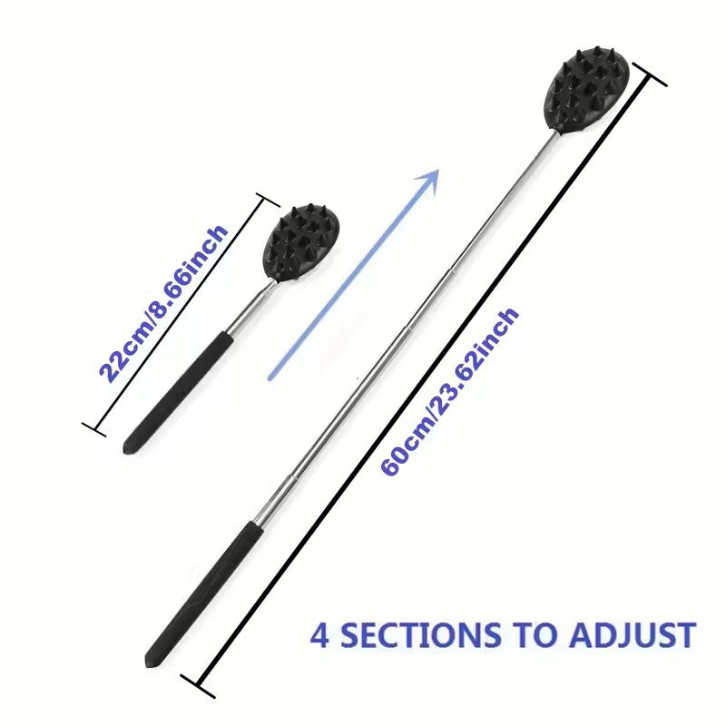 Retractable Cactus Back Scratcher – Long Handle, Durable PVC by DailySale