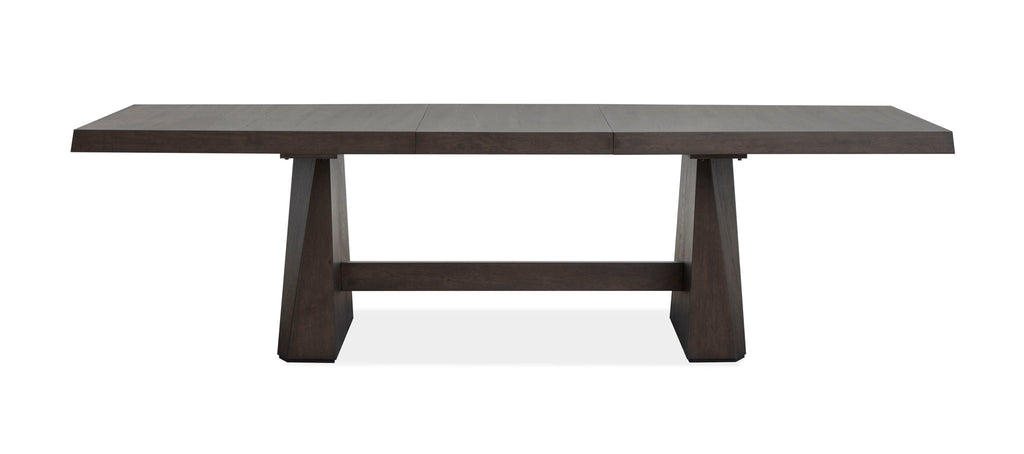 Tauren - Extendable Double Pedestal Dining Table - Coffee Bean by Unique Piece Furniture