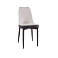 Modern Dining Chair With Cushions And Metal Legs by Unique Piece Furniture