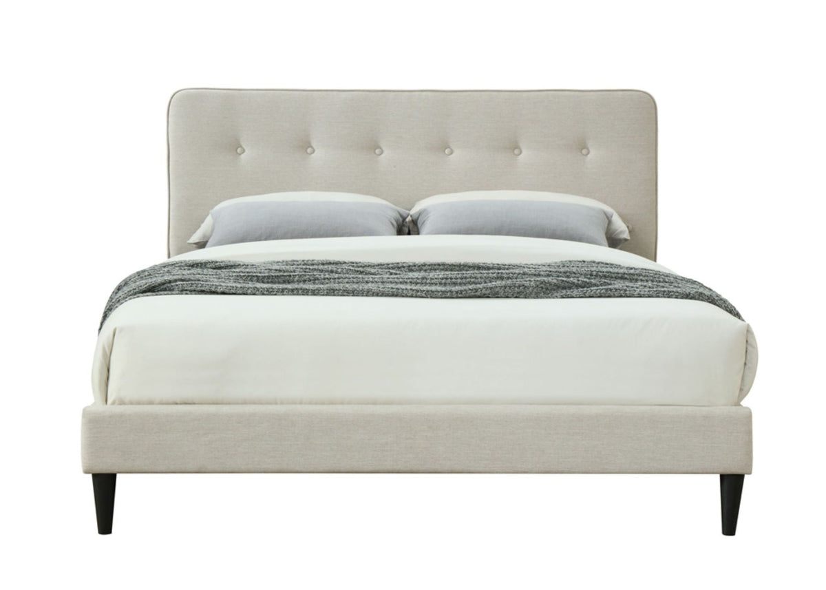 Upholstered Bed Compact With USB by Unique Piece Furniture