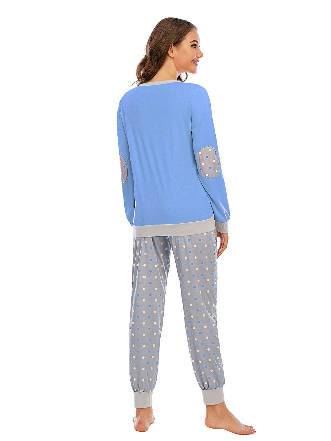Long Sleeve Top and Polka Dot Pants Set by Wild and Free Boutique