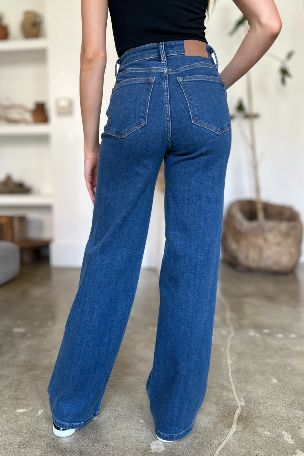 Judy Blue Full Size High Rise Straight Jeans by Wild and Free Boutique