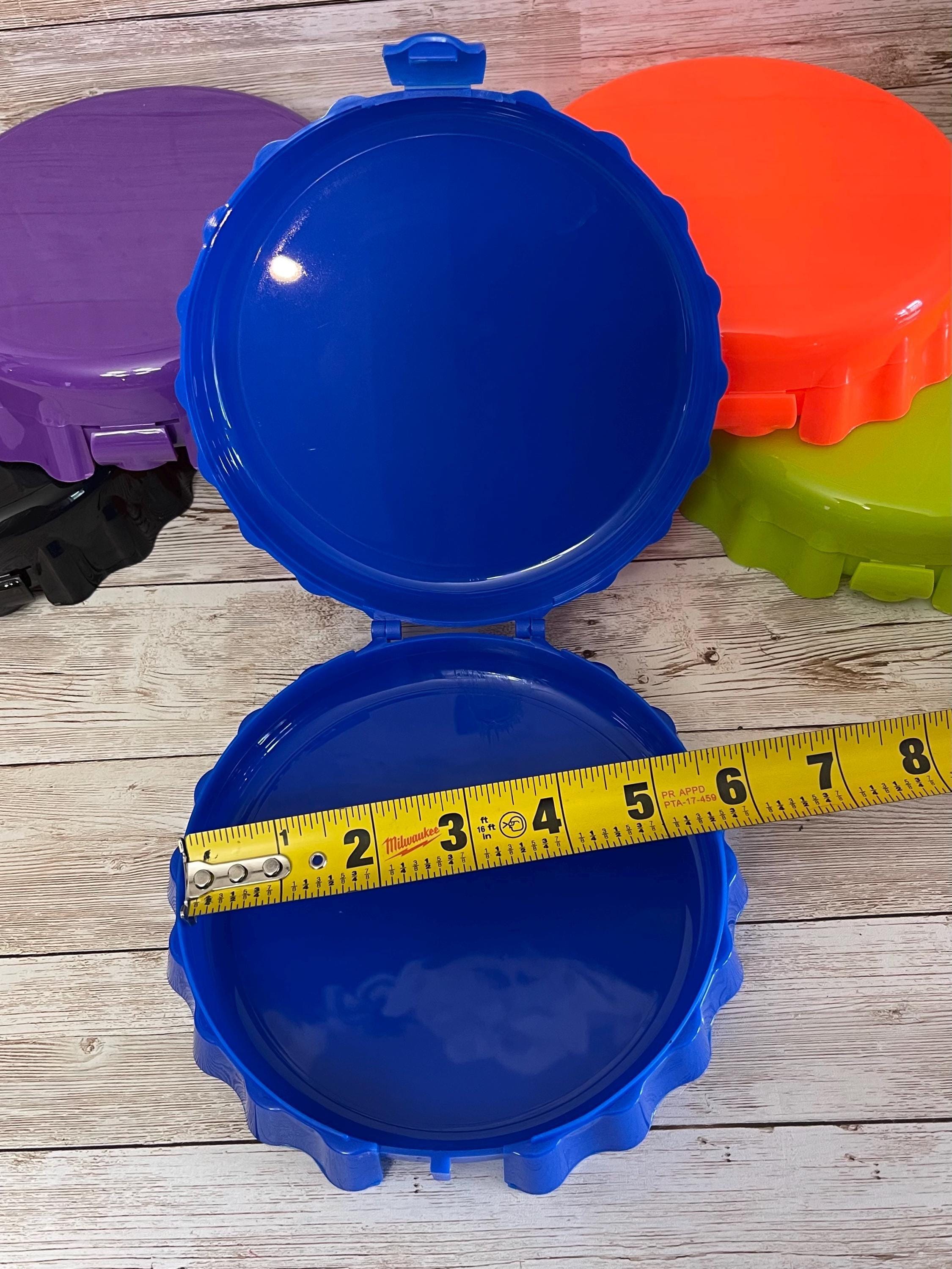 Ficheros Corcholatas para Loteria oh Guardar Monedas Cork Plastic Containers to Store Items by Chica Mexico
