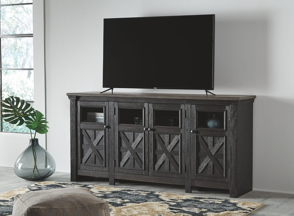 Tyler Creek - Extra Large TV Stand - Black / Gray by Unique Piece Furniture