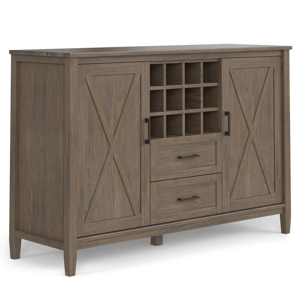 Ela - Sideboard With Wine Storage - Smoky Brown by Unique Piece Furniture