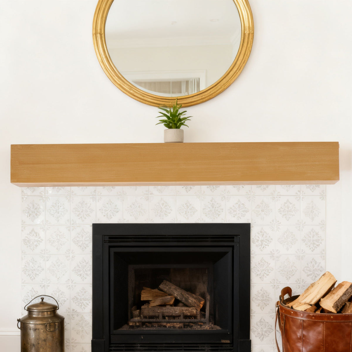 Fireplace Mantel Floating Shelf For Home Decor by Unique Piece Furniture