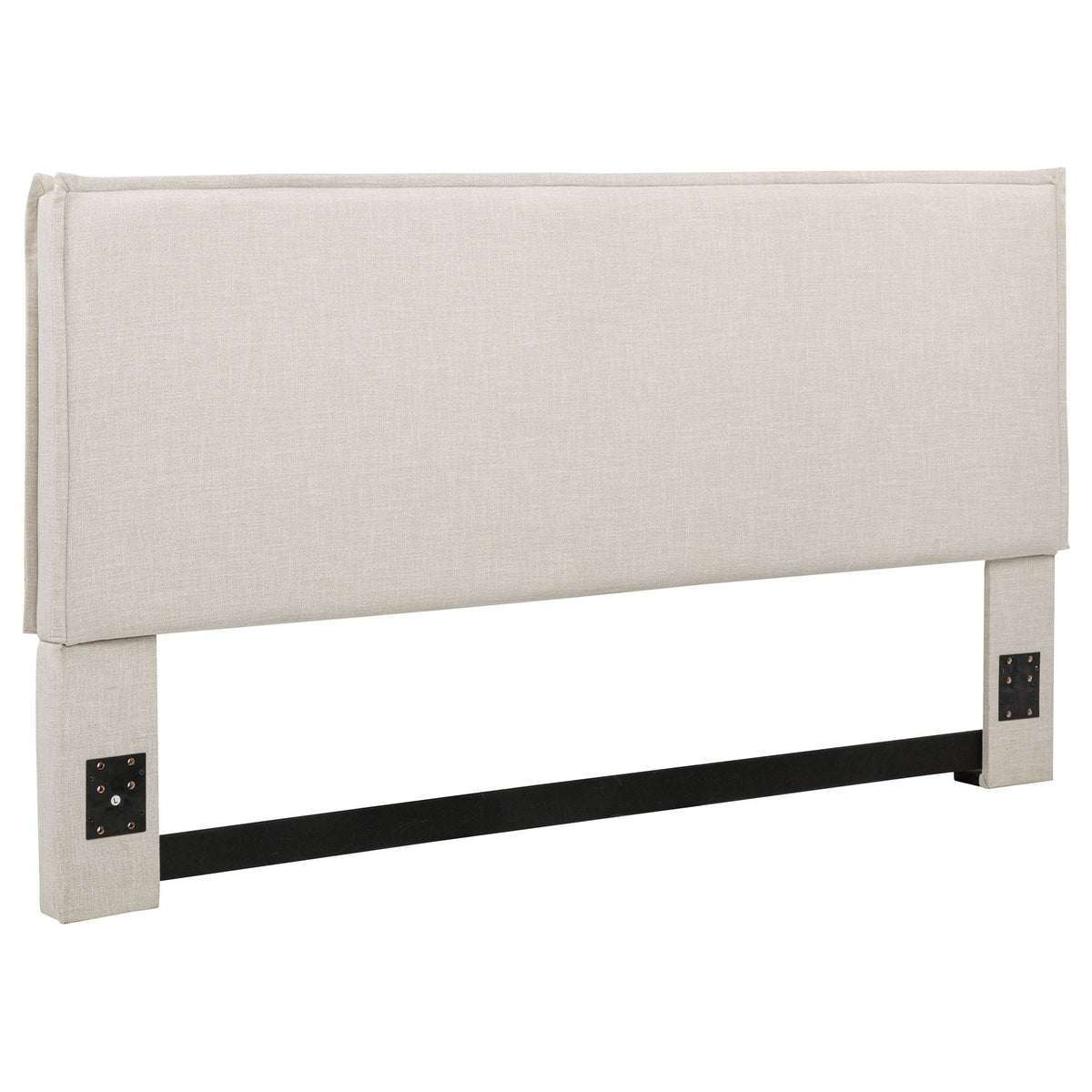 Izzy Upholstered King Panel Headboard Sand by Unique Piece Furniture