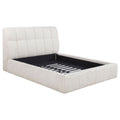 Nollet 48-inch Upholstered Queen Panel Platform Bed Cream by Unique Piece Furniture