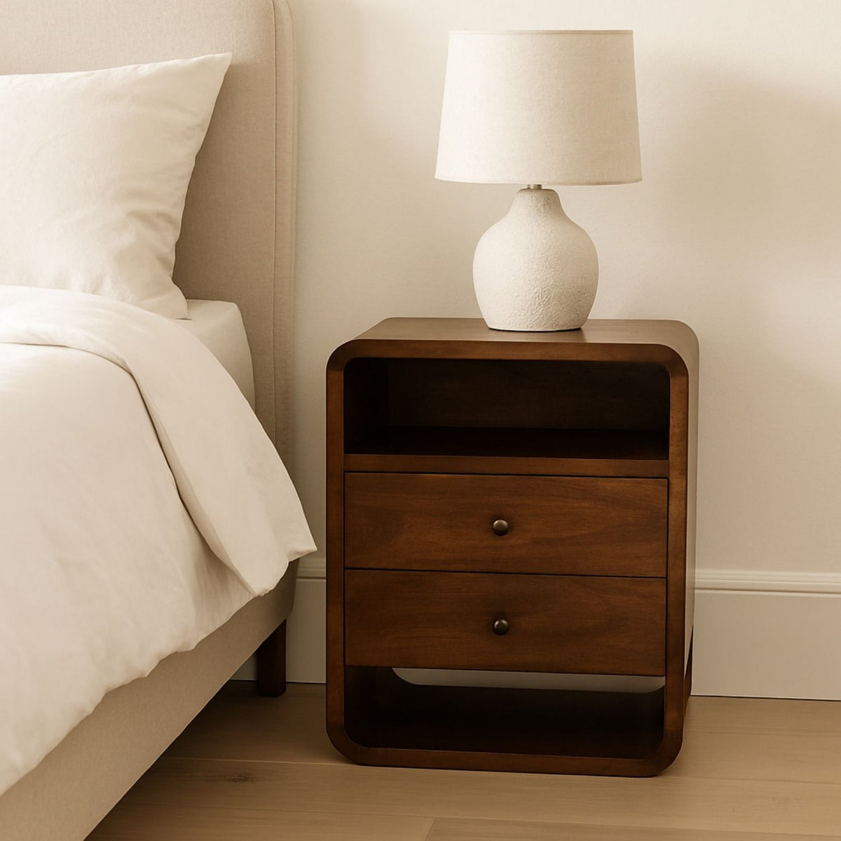 Curve Drawer Nightstand by Unique Piece Furniture