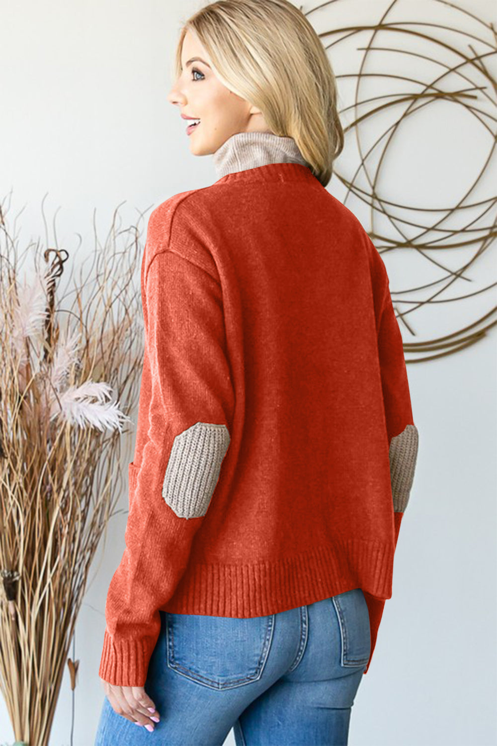 Heimish Full Size Long Sleeve V Neck Button Down Cardigan by Wild and Free Boutique