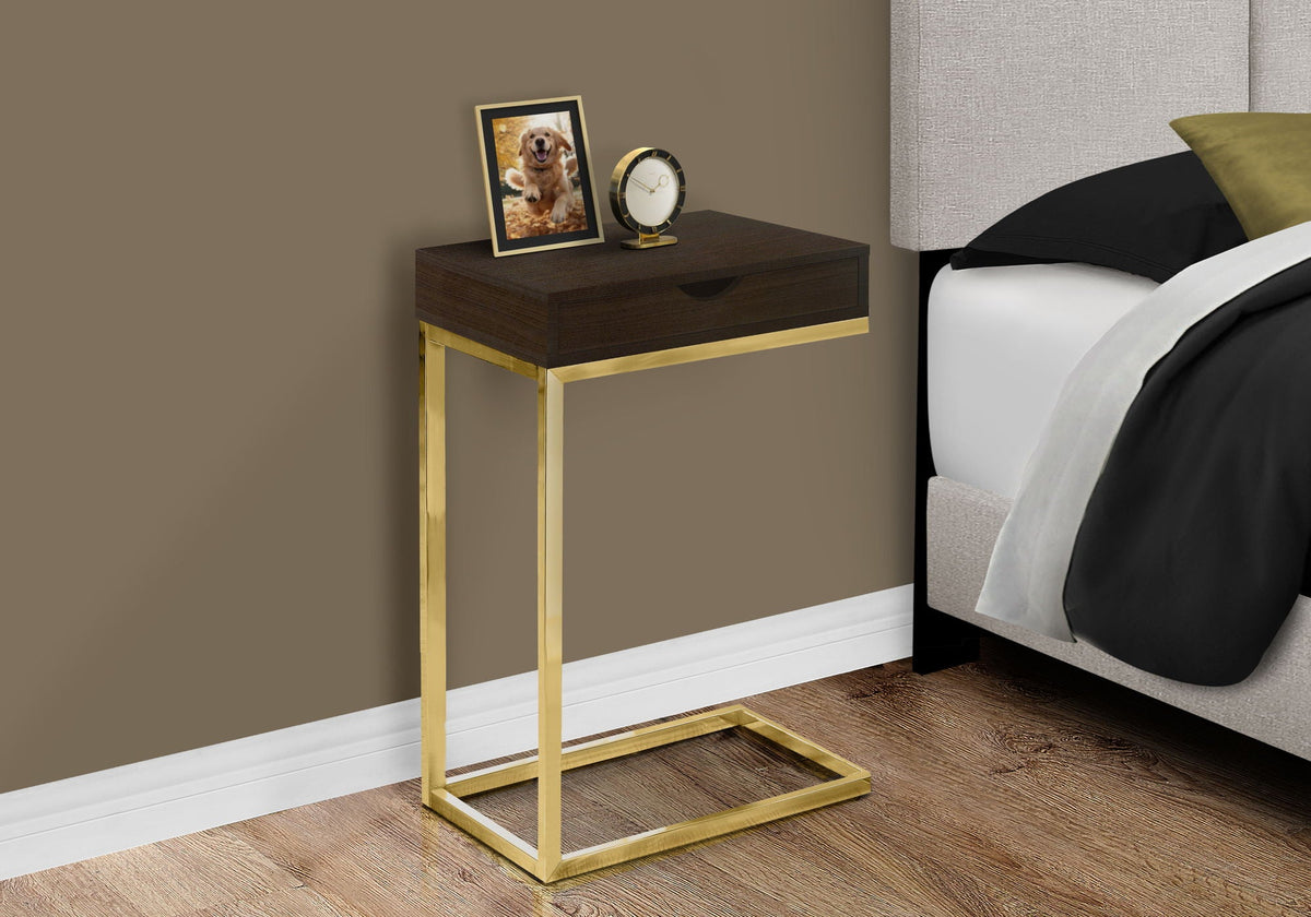Accent Table, C - Shaped Contemporary & Modern Elegant Design by Unique Piece Furniture