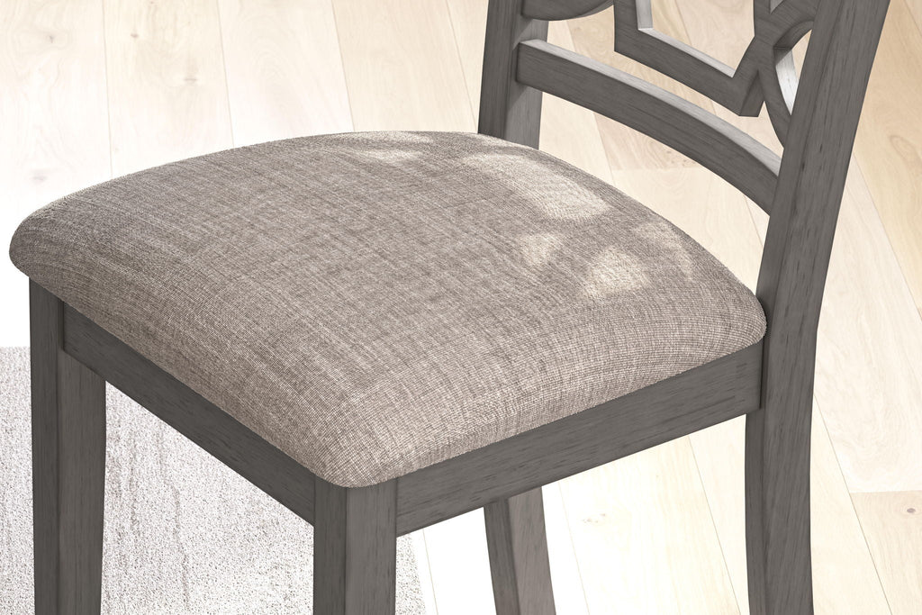 Wrenning - Dining Room Table Set (Set of 6) - Gray by Unique Piece Furniture