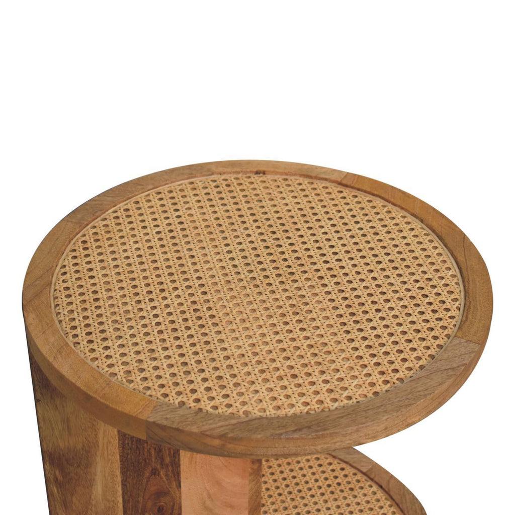 Close Knit Corner End Table - Oak by Unique Piece Furniture