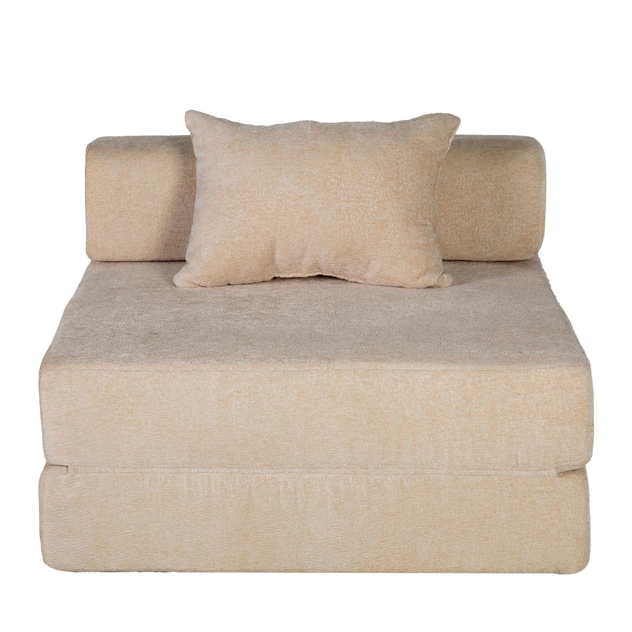 Convertible Floor Sofa Bed With Fixed Shape Frame For Living Room by Unique Piece Furniture