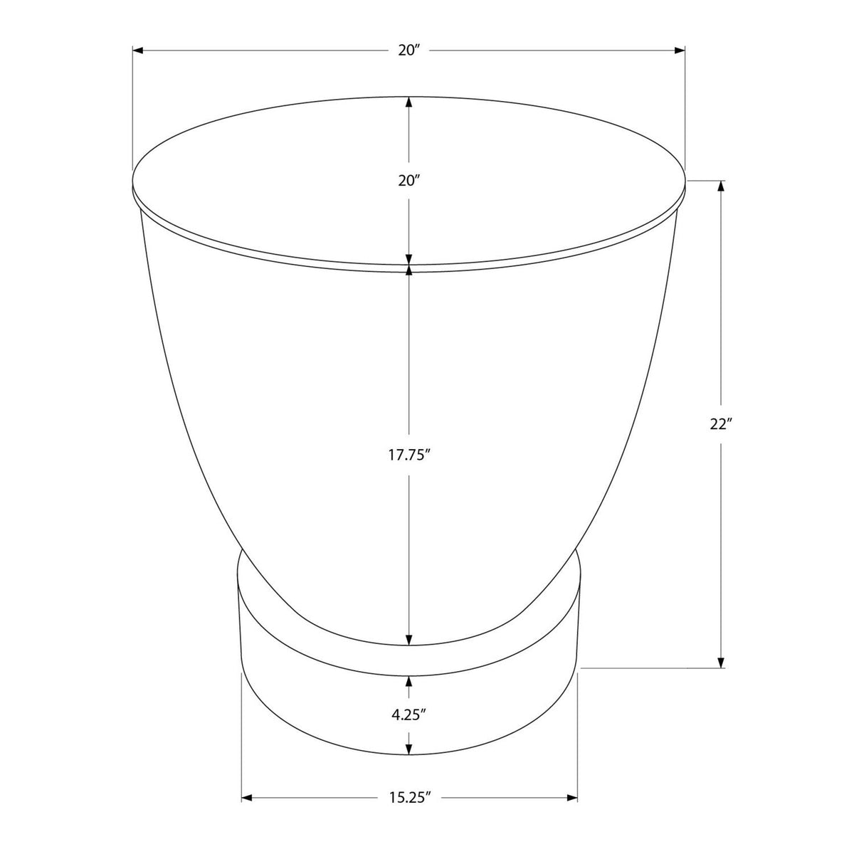 Drum Accent Side Table, Contemporary & Modern Design by Unique Piece Furniture