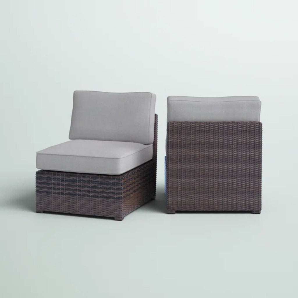 Armless Patio Chair With Cushions by Unique Piece Furniture