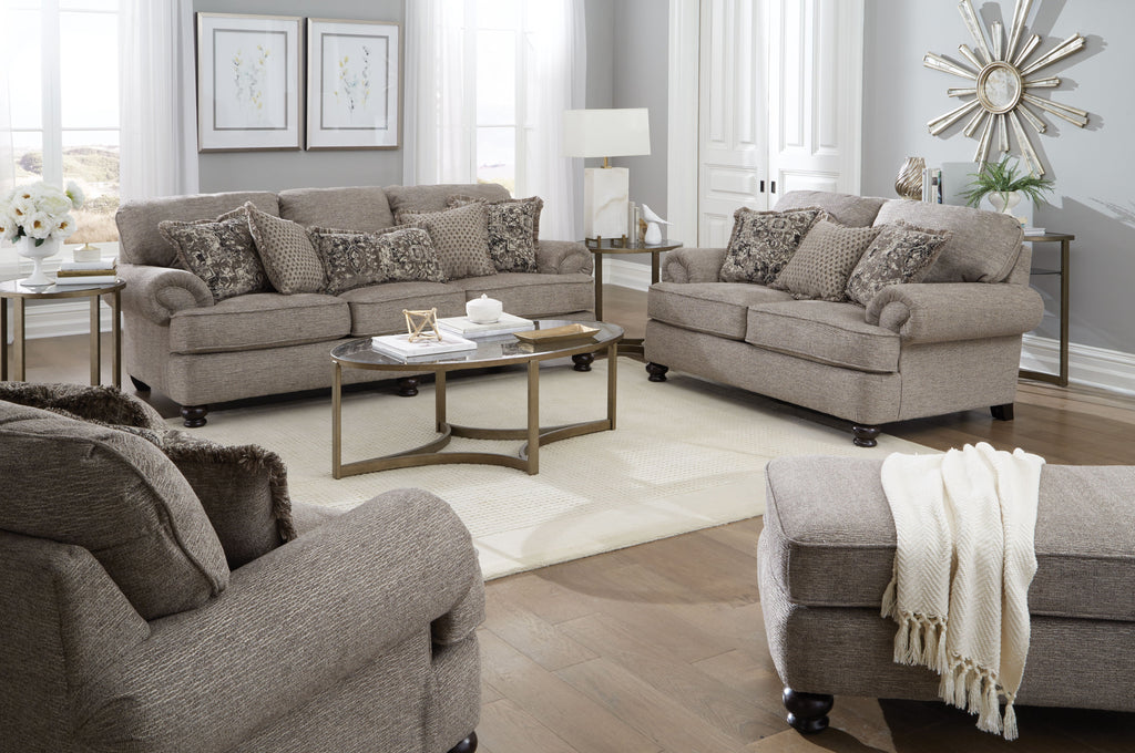 Freemont - Ottoman - Pewter by Unique Piece Furniture