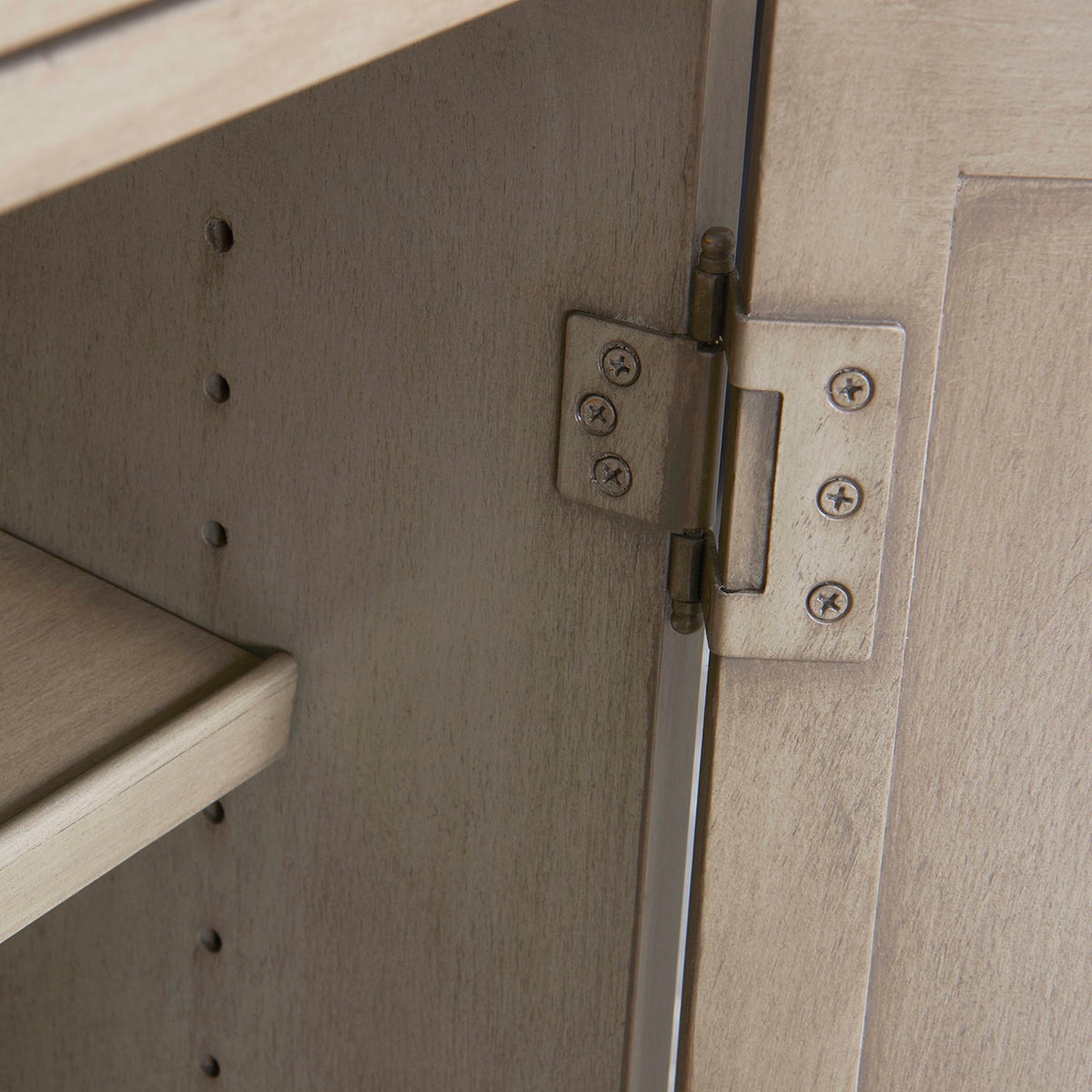 Dauphin - Handpainted Entryway Storage Cabinet - Gray Cashmere by Unique Piece Furniture