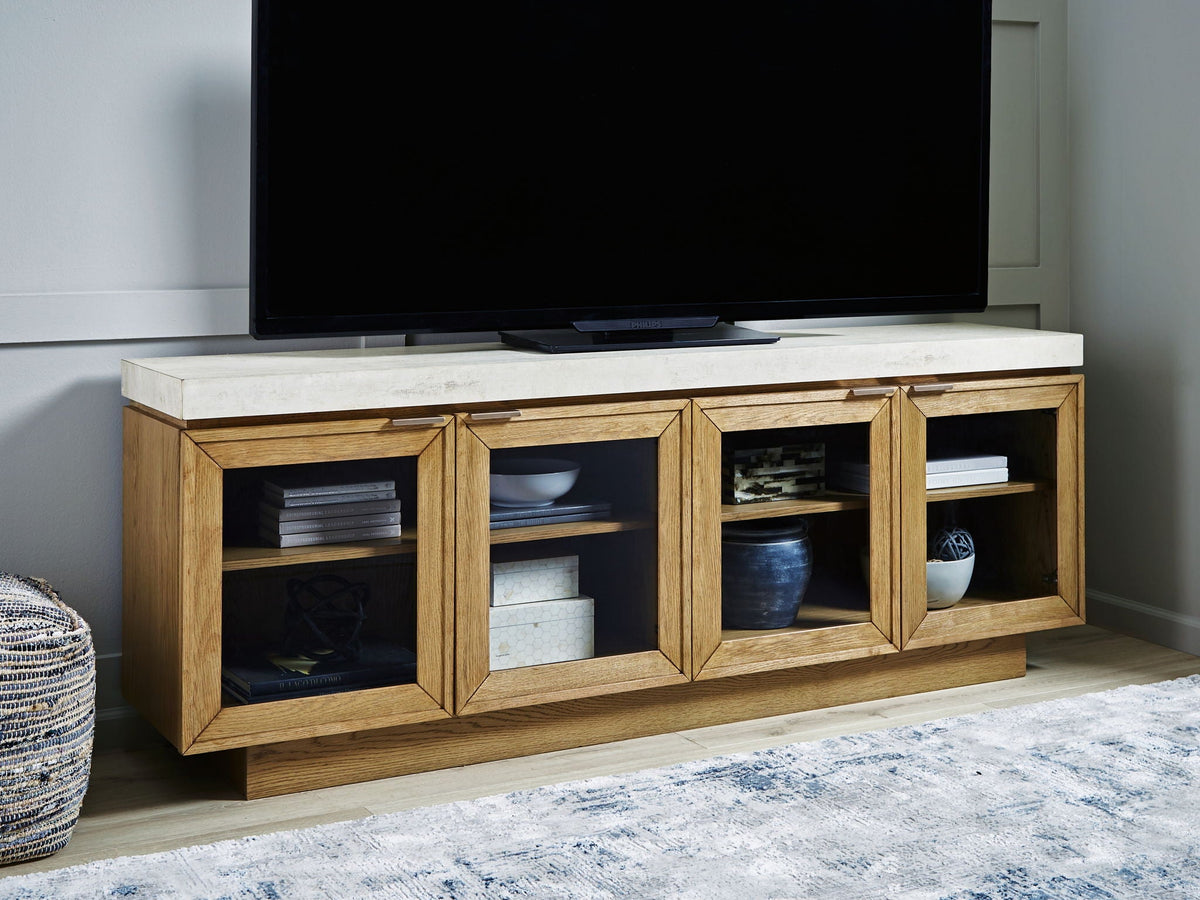 Adanworth - Accent Cabinet - Light Brown / Gray by Unique Piece Furniture