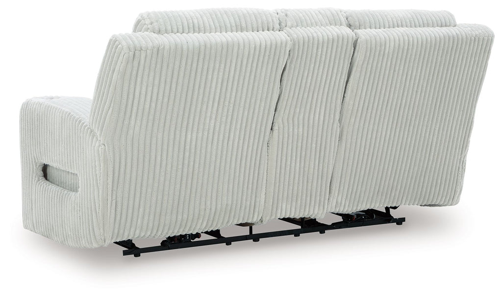 Forest Lake - Power Reclining Loveseat With Console / Adj Headrest by Unique Piece Furniture